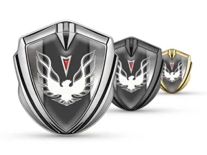 Pontiac 3d Emblema Insignia Diseño Pro Acero Inoxidable 3D